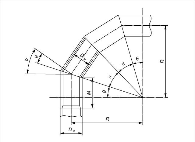 szegmensív műszaki rajza