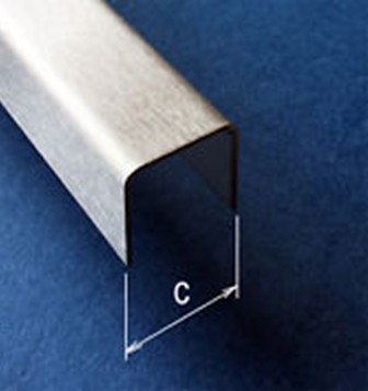 Nerezová oceľ U-profil